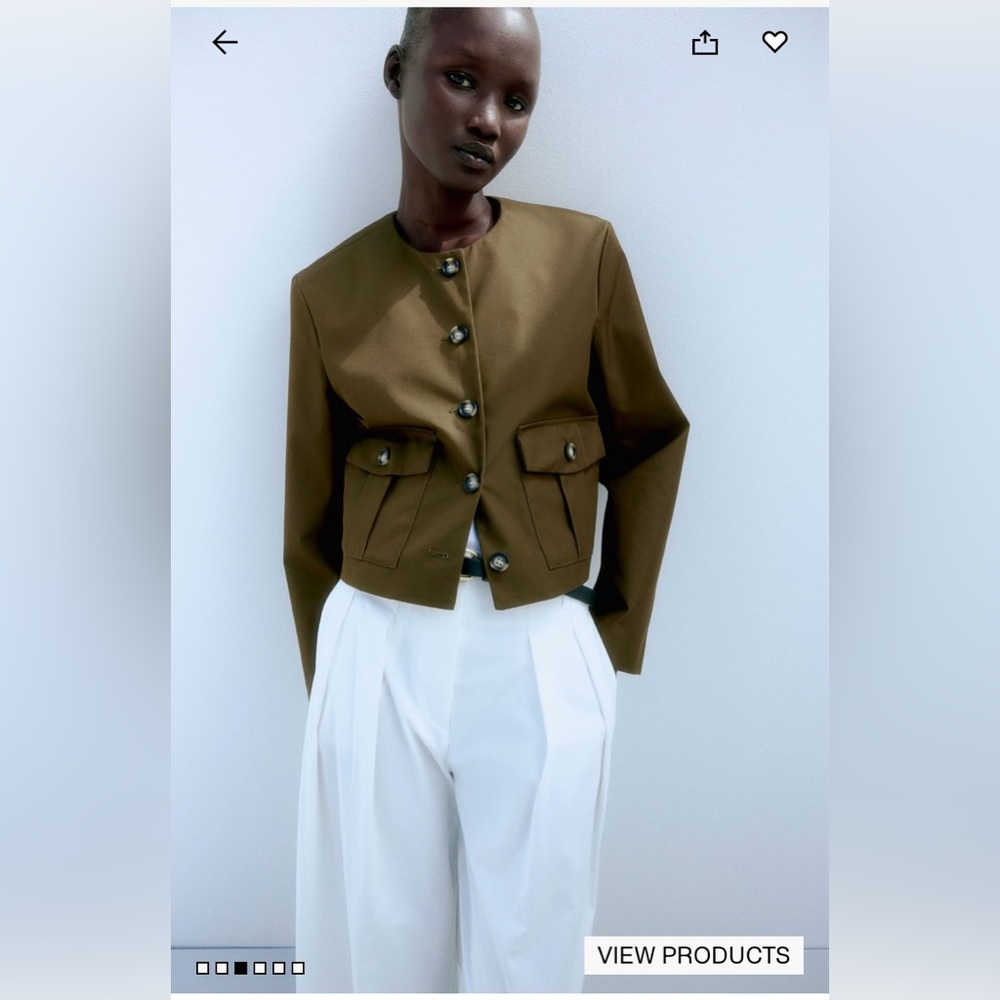 H&M Short jacket in woven fabric